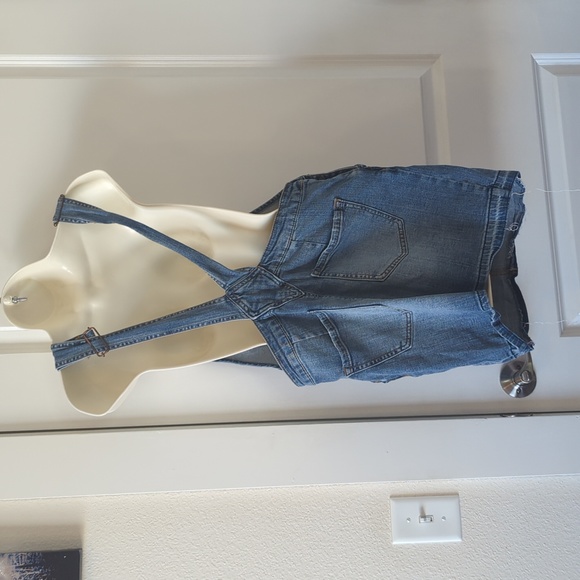 Maurices Blue Denim Overall Mini Dress - Picture 6 of 10